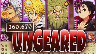 HOW GOOD IS RED CHANDLER IN UNGEARED PVP  Seven Deadly Sins Grand Cross [upl. by Ardnasak412]