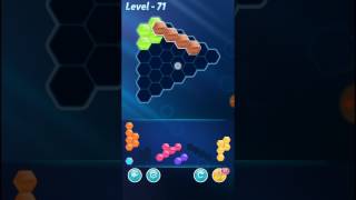 Block Hexa Puzzle 7 Mania Level 71 Walkthrough [upl. by Blaise]