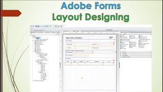 Adobe Forms Layout Designing Part  1 [upl. by Mehcanem]