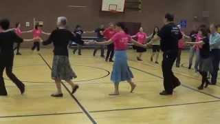 FADO PORTUGUES Circle Dance  2014 Seattle Folk Dance Workshop with Ira Weisburd [upl. by Atisor]