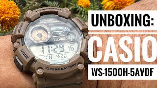 Unboxing the Casio WS1500H ws1500h [upl. by Aeynod]