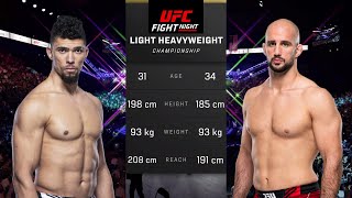 Johnny Walker vs Volkan Oezdemir Full Fight  UFC Night [upl. by Porush]