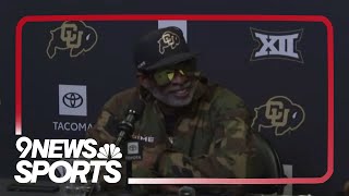 Deion Sanders holds news conference before Utah rivalry game [upl. by Arrej940]