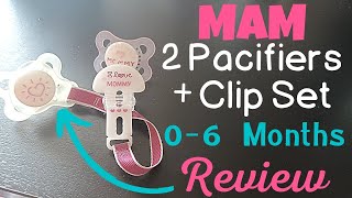 MAM Original Value Pack Baby Pacifier Review [upl. by Selway]