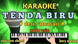 Karaoke tenda biru nada pria cover bery watang nagi cam chanel [upl. by Attenhoj]