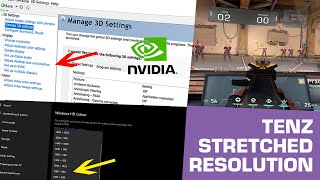 TenZ Stretched Resolution StepbyStep Guide for Nvidia GPUs [upl. by Descombes]