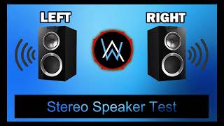 Stereo Speaker Test  Alan Walker  Dreamer  Headphone Test  Left Right Test  Bass Test [upl. by Alvan]