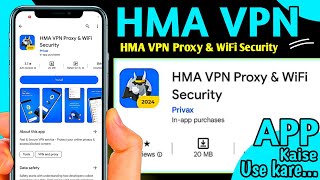 HMA VPN Proxy amp WiFi Security App Review  HMA VPN Proxy App kaise use kare [upl. by Inor519]