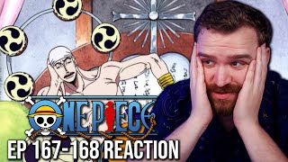 I MET GOD  One Piece Ep 167168 Reaction amp Review  Skypiea Arc [upl. by Arrehs]