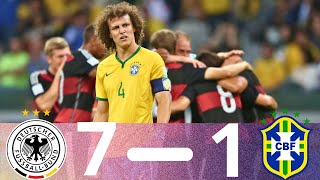 Germany vs Brazil 71 Highlights 2014 World Cup semi final [upl. by Shriner106]