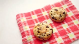 Realistic Polymer Clay Cookies Tutorial [upl. by Lamberto]