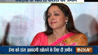 RTI Land Worth Crores Given to Hema Malini for Just Rs 70000 [upl. by Enaols884]