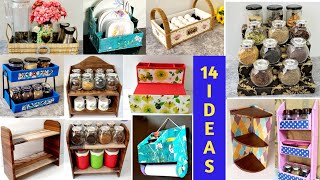 14 Simple DIY Organizers for Storage from Waste Cardboard Boxes Cardboard Boxes reuse ideascraft [upl. by Admama]