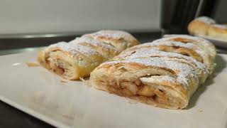 Como preparar Strudel de Manzana  receta facil [upl. by Davidoff]