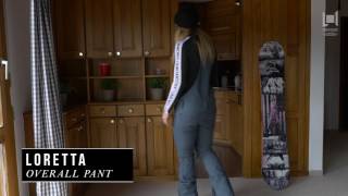 201718 L1 Loretta Overall Snowboard Pant [upl. by Geordie]