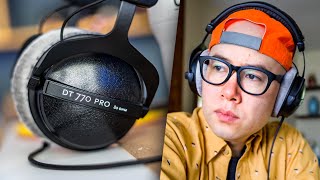 beyerdynamic DT 770 Pro listening test vs ATHM50x [upl. by Arakat19]