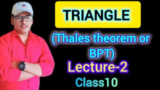 quotThales Theorem  Easy Explanation for CBSE Class 10 Geometryquot [upl. by Alister]