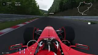 AC  44411 in the Nurburgring using the F2004 with Slicks [upl. by Heiner]