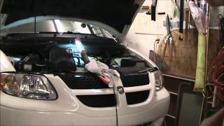 Dodge Caravan Heater RearHose Replacement [upl. by Keg694]