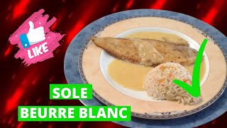 🐠Soles au beurre blanc en 9 étapes  recette de la sauce beurre blanc  comment préparer la sole🐠 [upl. by Val]