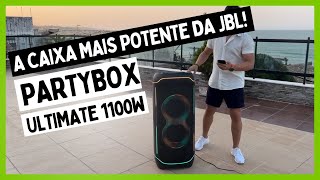 Primeira impressões da Nova JBL PartyBox Ultimate 1100W [upl. by Donovan]