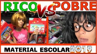 RICO VS POBREMATERIAL ESCOLAR 2019 [upl. by Alexis865]