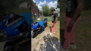 Straight pipe GSXR sound test explore motorcycle bikelife fyp fypyoutube biker suzuki happy [upl. by Ilamad]