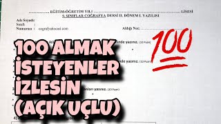 9Sınıf Coğrafya 2Dönem 1Yazılı [upl. by Asilef]