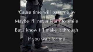 Will You Wait For Me by Gareth Gates w lyrics [upl. by Emirak]