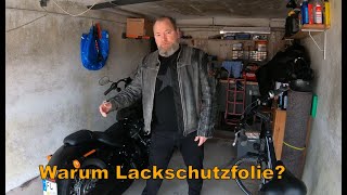 Lackschutzfolie unterm SoziusSitz [upl. by Fia]