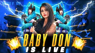 ROAD TO GRANDMASTER💖 Freefire Live With BABY DON GAMING 💖 FF LIVE🔥✌Free Fire Live freefire garena [upl. by Chin573]