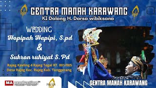 LIVE PAGELARAN WAYANG GOLEK  KI DALANG DARSA WIBIKSANA  GENTRA MANAH  RAJEG 5 OKTOBER 2024 [upl. by Necaj]