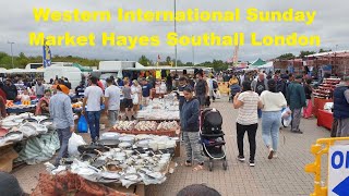 Western International Sunday Market Hayes Road Southall London [upl. by Moraj]