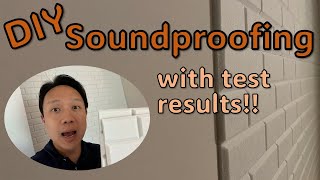 DIY It works Soundproofing with selfadhesive panels noise reduction with test results [upl. by Ayra201]