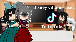 Disney villains react to tiktoks part2 gacha club [upl. by Eceinwahs]