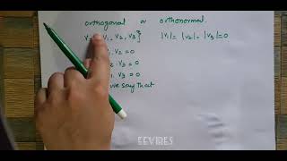 What are the Orthogonal and Orthonormal Vectors [upl. by Ward386]