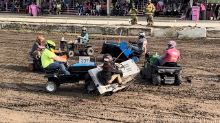 42724 Griggsville Spring Demo Derby Lawnmowers [upl. by Liew]