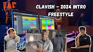 Clavish  2024 Intro Freestyle  REACTION [upl. by Anaxor]