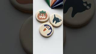 Pillsbury Halloween cookies🎃 recipes and supplies linked in my bio cookiedecorating asmr [upl. by Camala]