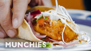 How To Make Crispy Baja Fish Tacos [upl. by Mateo]