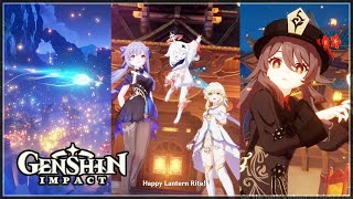 All Lantern Rite 20212023 Cinematic Cutscenes Genshin Impact [upl. by Joye]