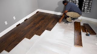 How to Install Laminate Flooring for beginners [upl. by Eey634]