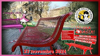 Inaugurazione Panchina Rossa Malnate 23112024 [upl. by Notlih]