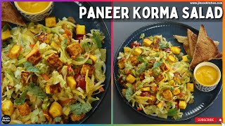 Paneer Korma Salad recipe  Indian salad recipes  Paneer salad [upl. by Marylin875]