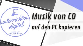 Tutorial Musik von CD als mp3 auf den PC kopieren [upl. by Servetnick423]