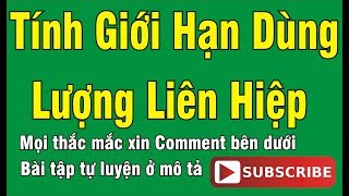 TOÁN CAO CẤP  CHUYÊN ĐỀ 3 BÀI 32  TÍNH GIỚI HẠN DÙNG LƯỢNG LIÊN HIỆP RATIONALIZATION METHOD [upl. by Alexina]