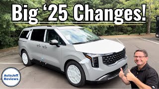 Huge 2025 Kia Carnival Changes  Hybrid Exterior Interior Multimedia [upl. by Ataner]