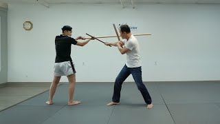 Tự vệ với 2 Thước gỗ ngắn Phần 3  SelfDefence with Double Short Wooden Rulers  Part 3 [upl. by Carlene]