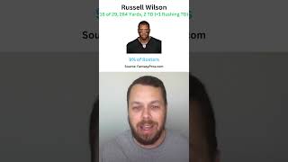 Russell Wilson  Fantasy Football Sleeper Pickup fantasyfootballadvice [upl. by Gnilrad]