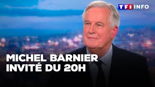 Invité du 20H Michel Barnier actionnera quotassurémentquot le 493 pour adopter le budget｜TF1 INFO [upl. by Imaon638]